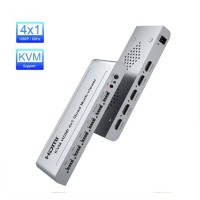 Bộ gộp Switch KVM HDMI 4 vào 1 ra Multi-Viewer, 4 HDMI  KVM lên 1 Màn Hình CS-90086